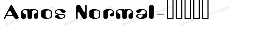 Amos Normal字体转换